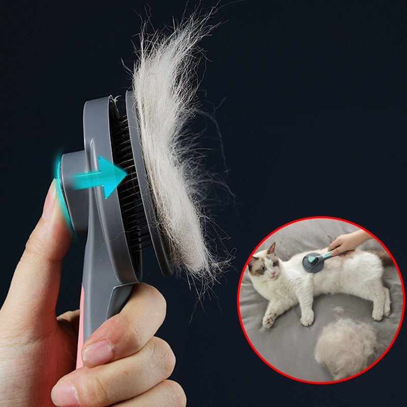 Escova Removedora De Excesso De Pelo Para Pets